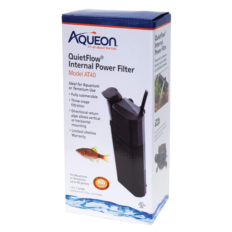 Aqueon Quietflow Internal Power Filter,Black - Image 1